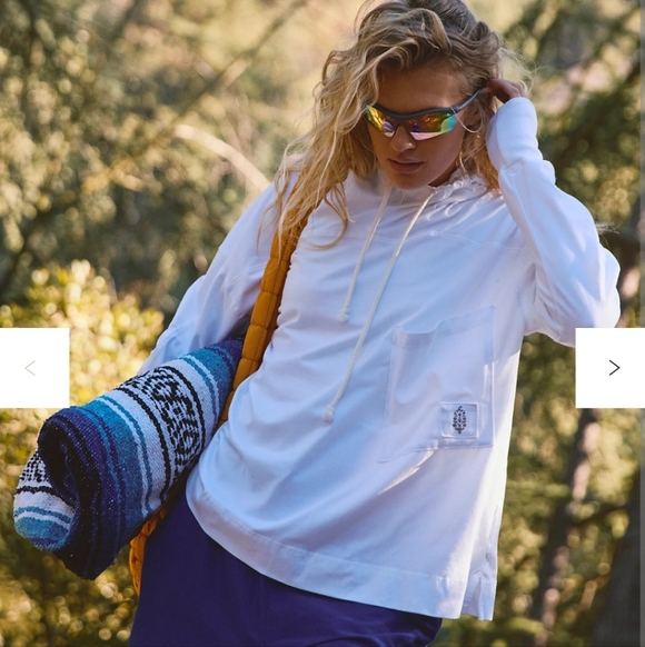 FP Movement by Free People Tops - Free People hot shot hoodie white